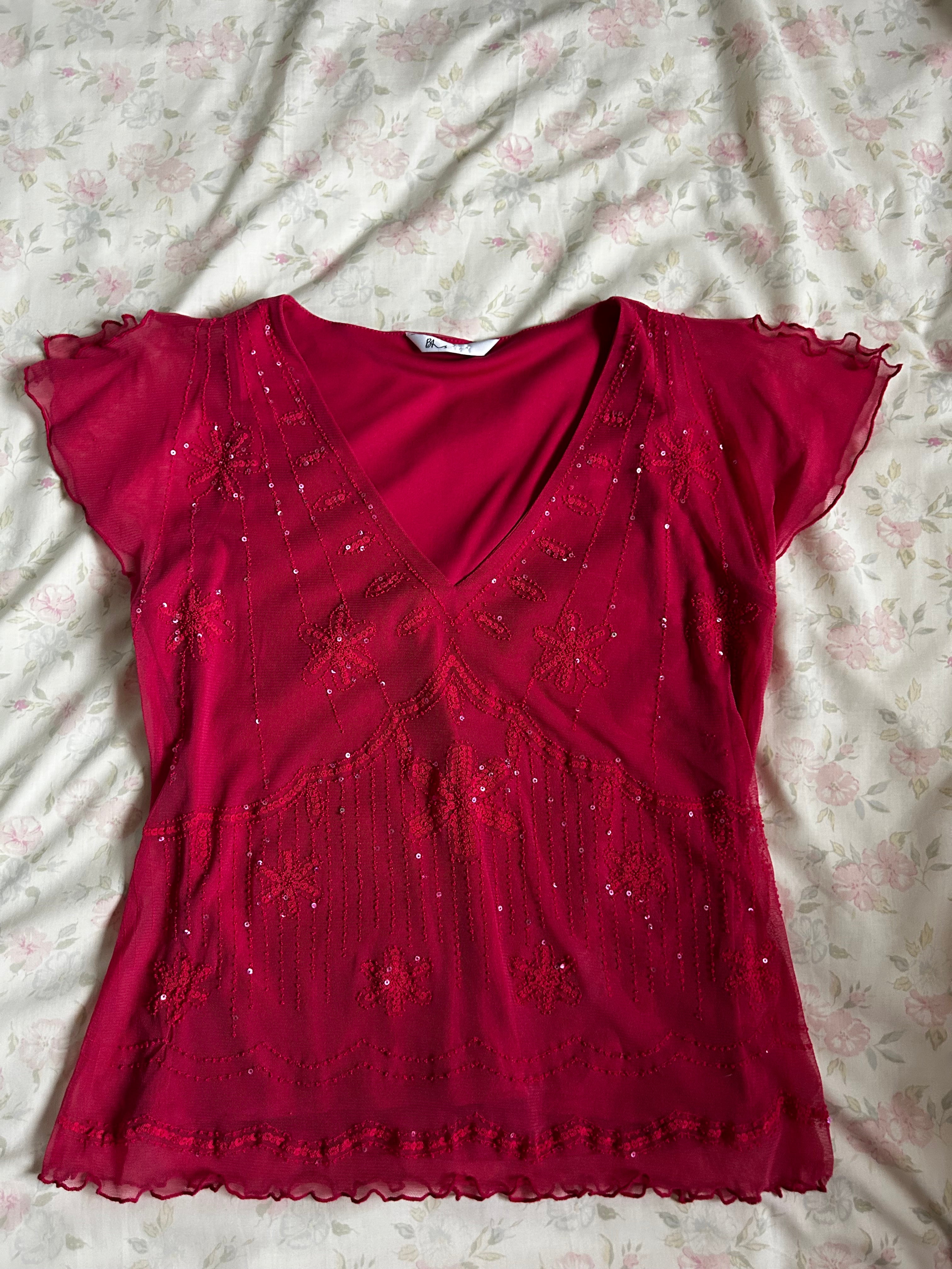 00s mesh fairy top ♡ size s/m