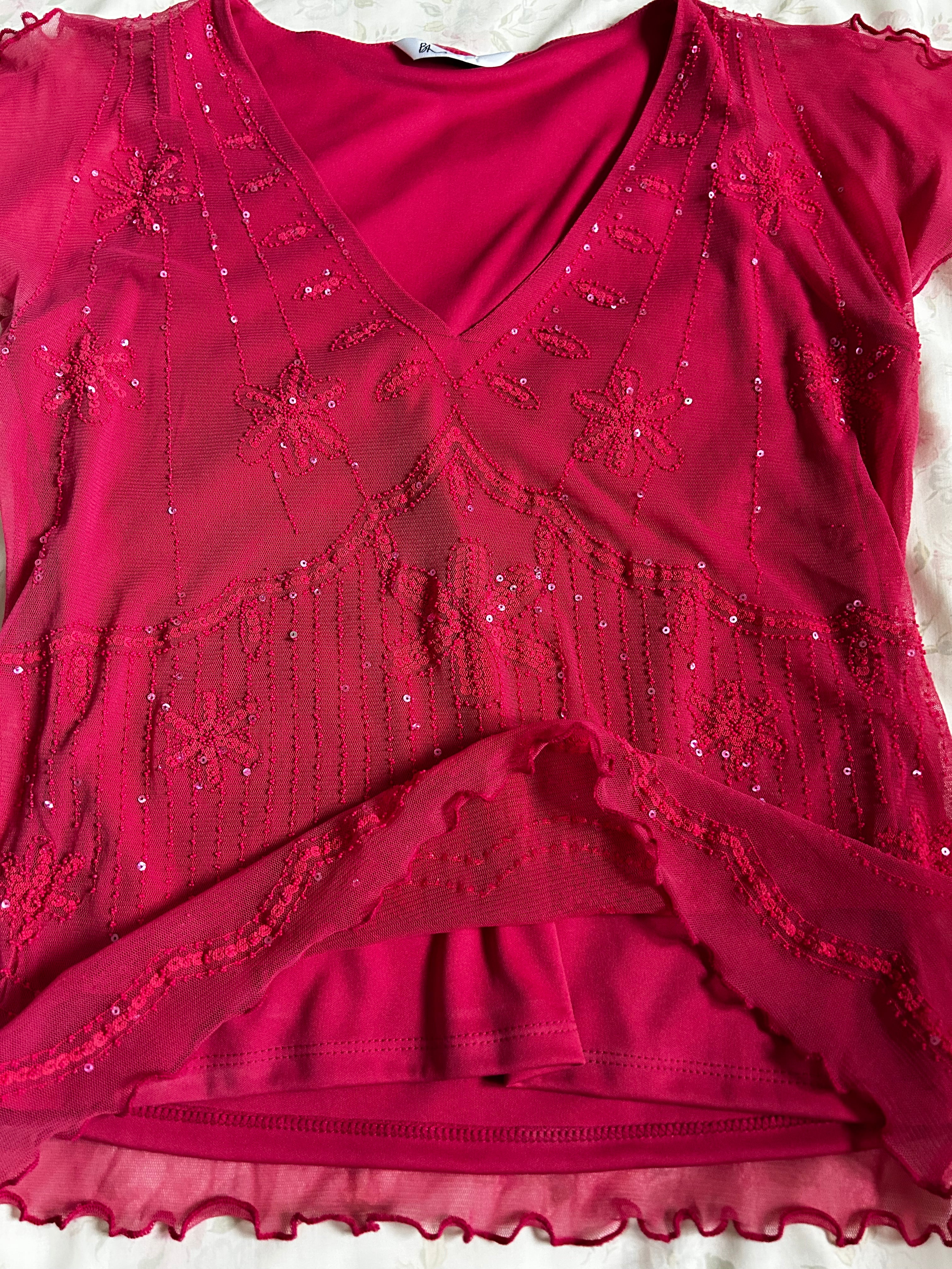 00s mesh fairy top ♡ size s/m