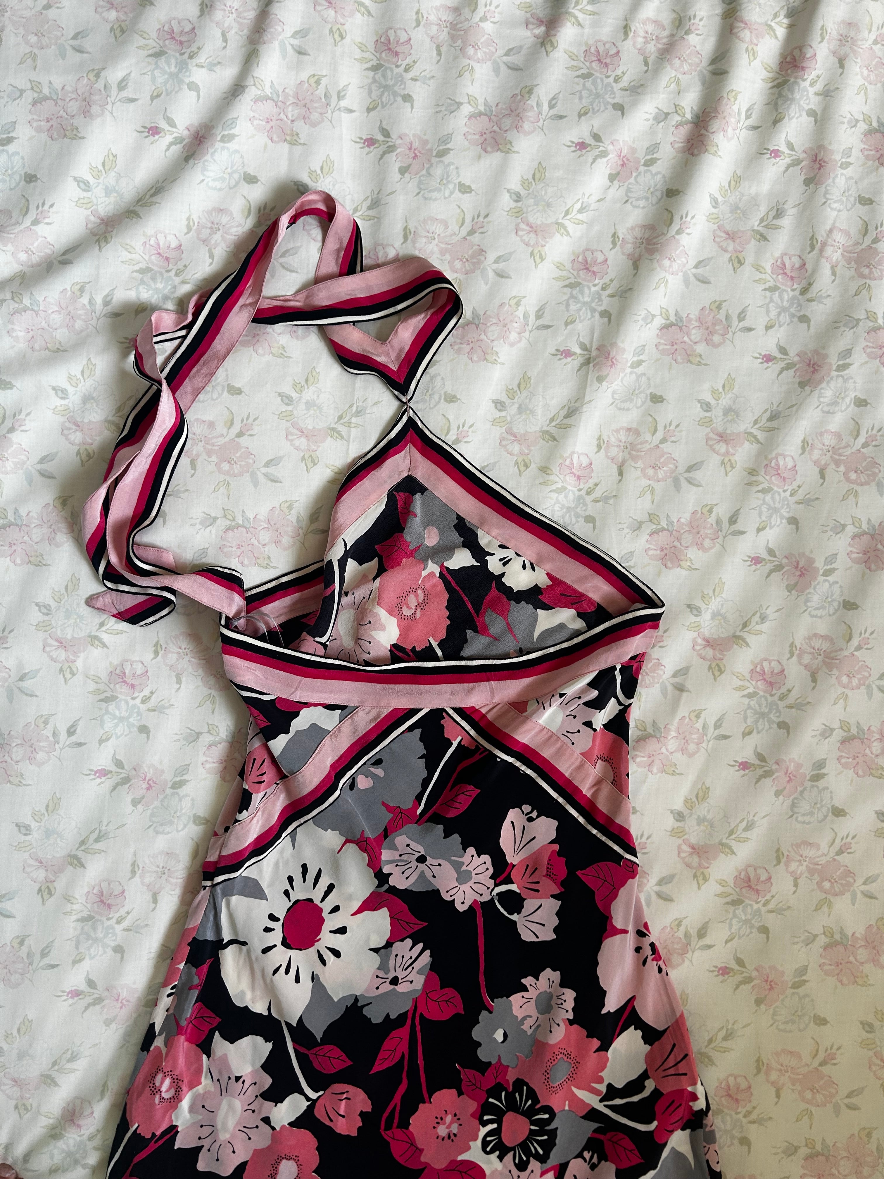 00s 100% silk dress ♡ size s